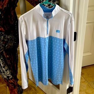 GoodGood, Long Sleeve Golf Pull Over, 1/4 Zip Mens Small